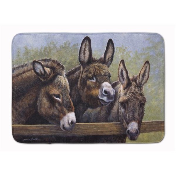 Carolines Treasures Carolines Treasures BDBA0235RUG Donkeys by Daphne Baxter Machine Washable Memory Foam Mat BDBA0235RUG